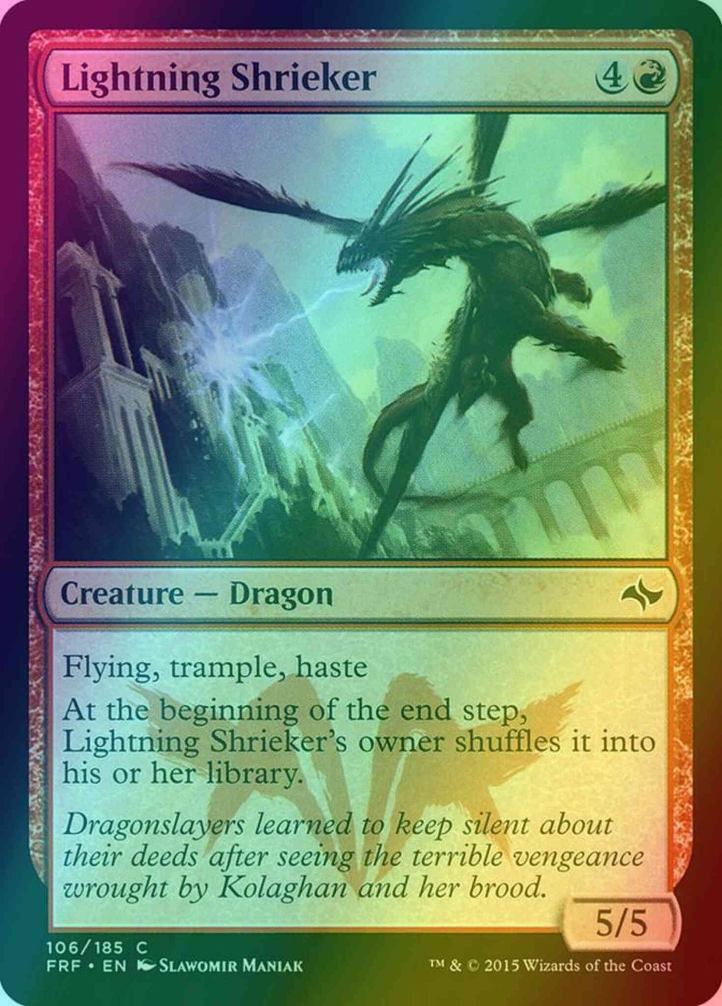 Lightning Shrieker [106] [Fate Reforged] [Foil]