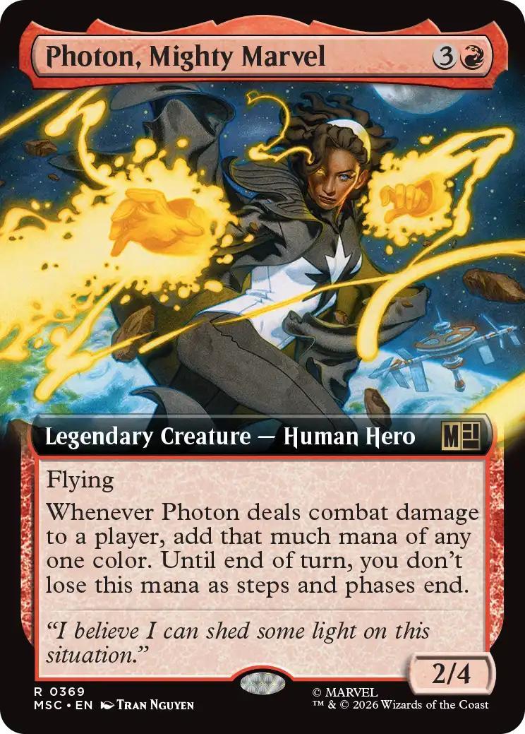 Photon, Mighty Marvel [369] [Extended Art] [Marvel Super Heroes: Commander] [Non-Foil]