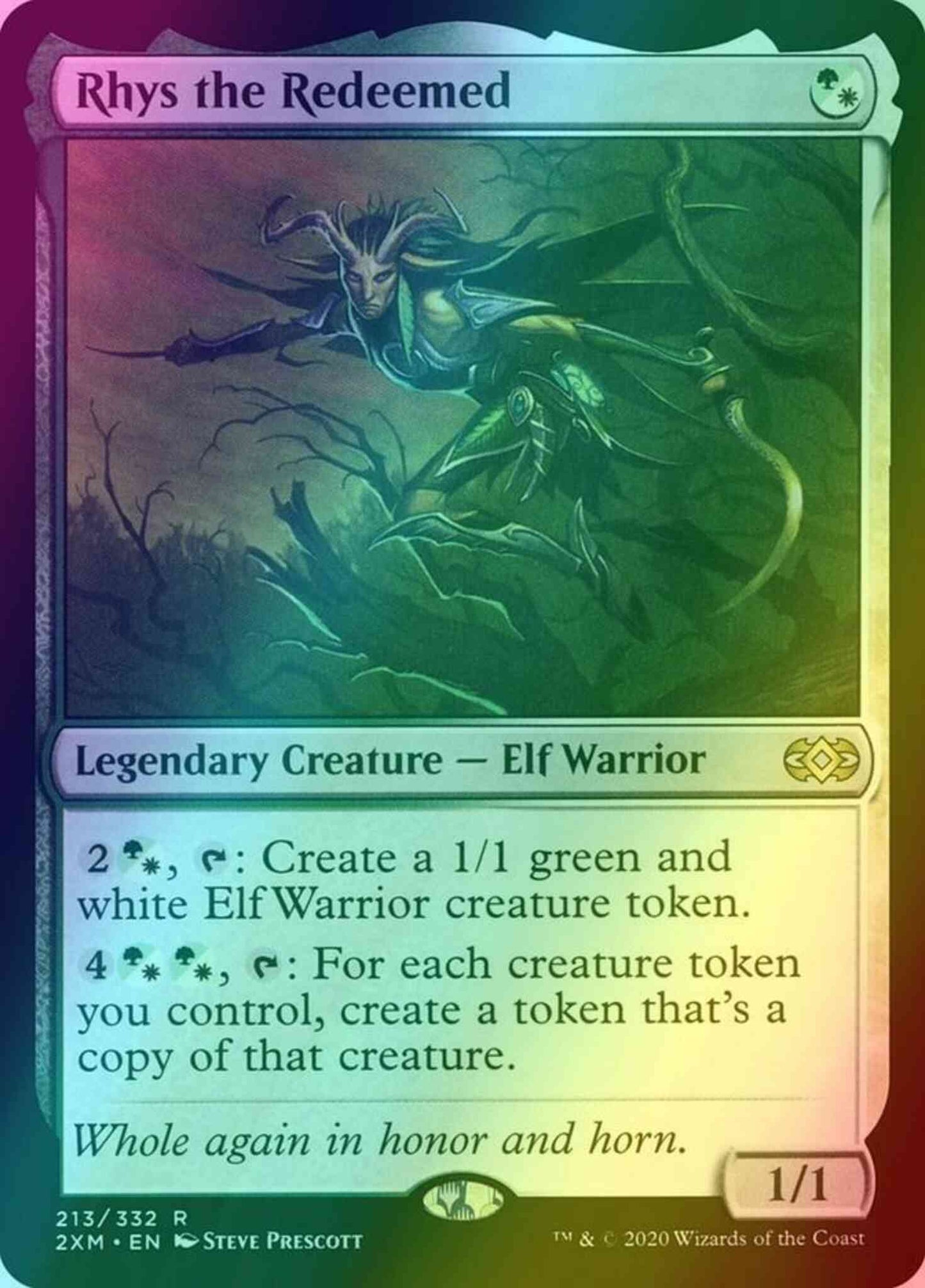 Rhys the Redeemed [213] [Double Masters] [Foil]