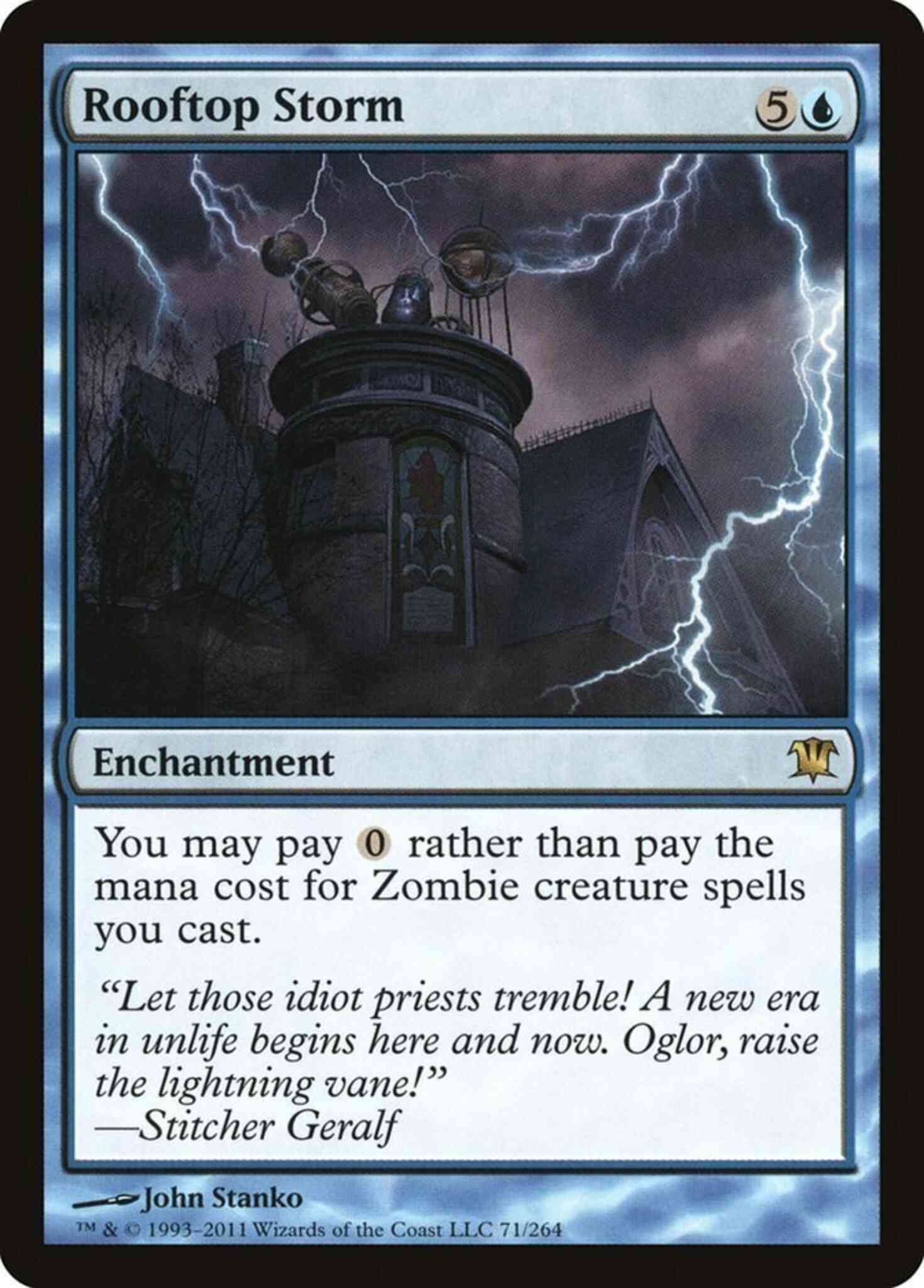 Rooftop Storm [71] [Innistrad] [Non-Foil] – Face to Face Games
