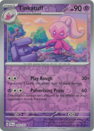 Tinkatuff - 104/193 - Uncommon [sv02-104] [Reverse Holo]