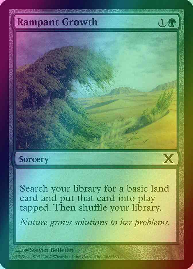 Rampant Growth [288] [Tenth Edition] [Foil]
