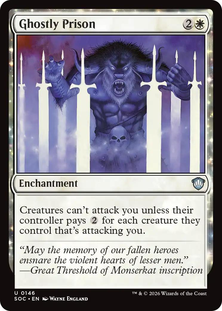 Ghostly Prison [146] [Secrets of Strixhaven: Commander] [Non-Foil]