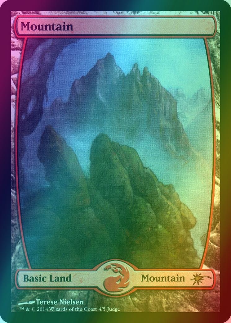 Mountain [2014] [4x] [Full Art] [Judge Gift Cards 2014] [Foil]