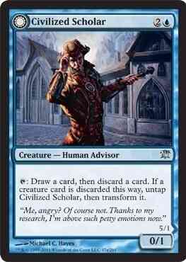 Civilized Scholar // Homicidal Brute [47] [Innistrad] [Non-Foil]