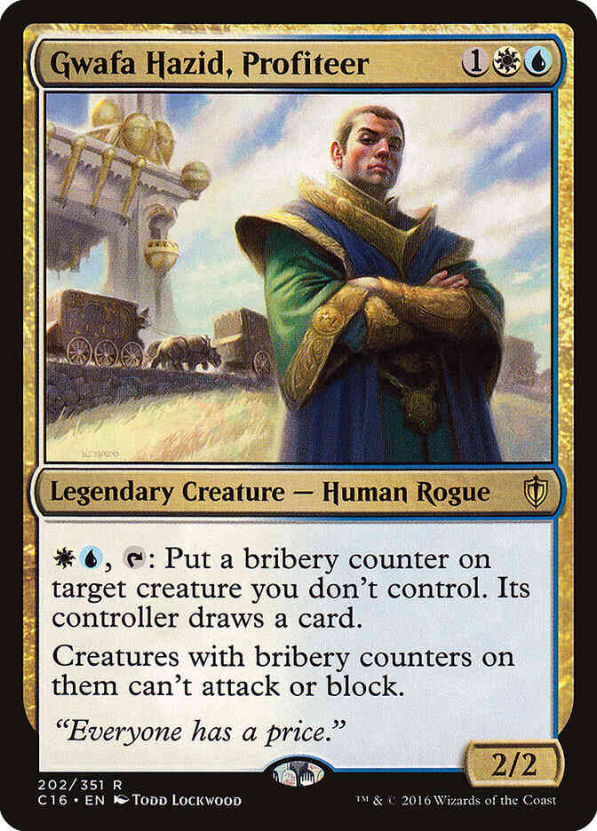 Gwafa Hazid, Profiteer [202] [Commander 2016] [Non-Foil]