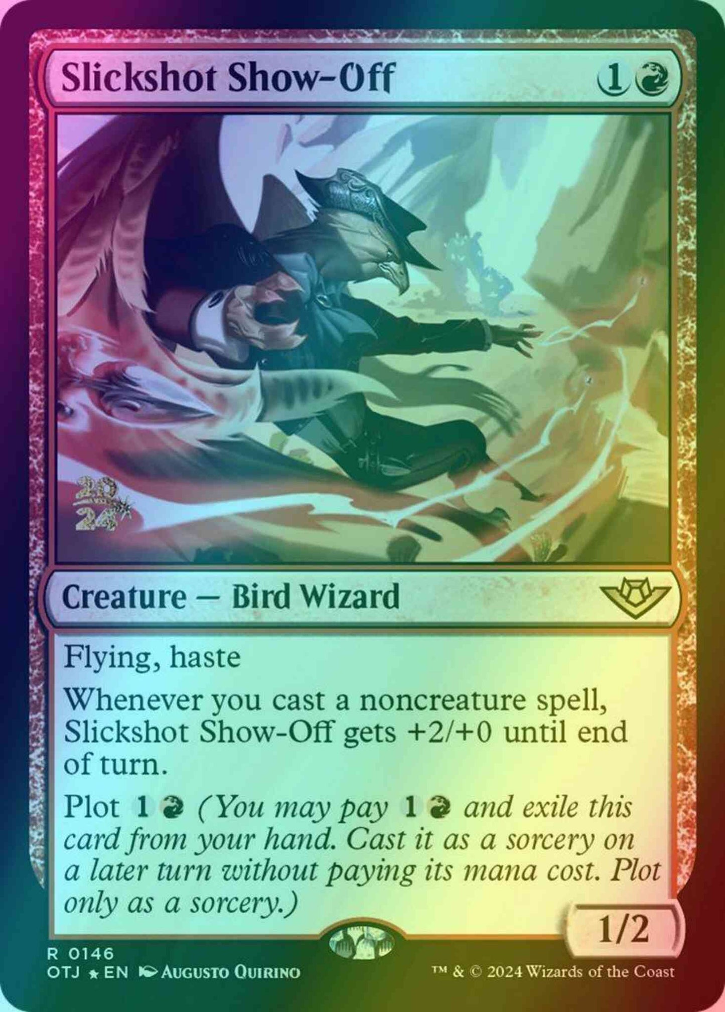 Slickshot Show-Off [146s] [Prerelease] [Outlaws of Thunder Junction: Promos] [Foil]