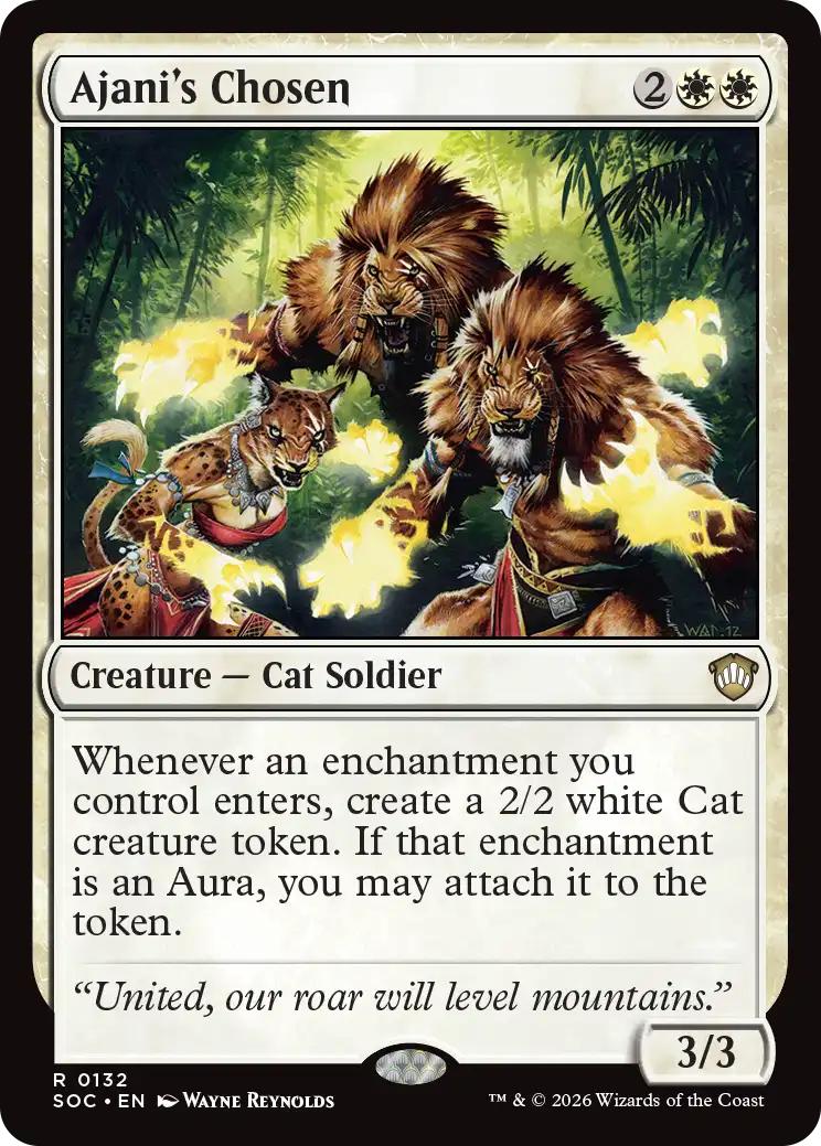 Ajani's Chosen [132] [Secrets of Strixhaven: Commander] [Non-Foil]