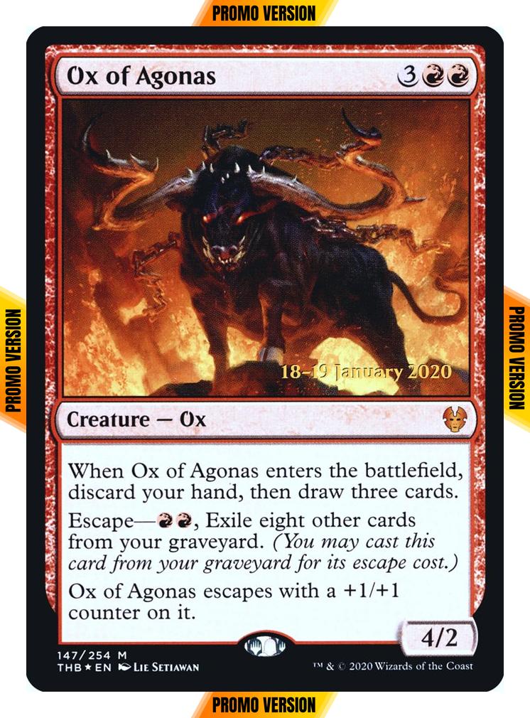 Ox of Agonas [147s] [Theros Beyond Death Promos] [Foil]