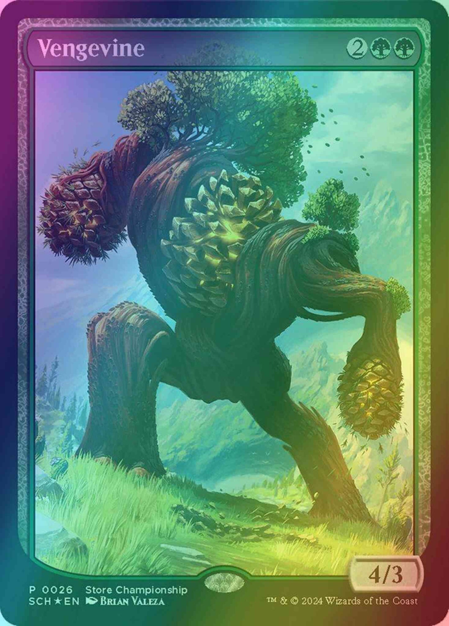 Vengevine [26] [Textless] [Store Championships] [Foil]
