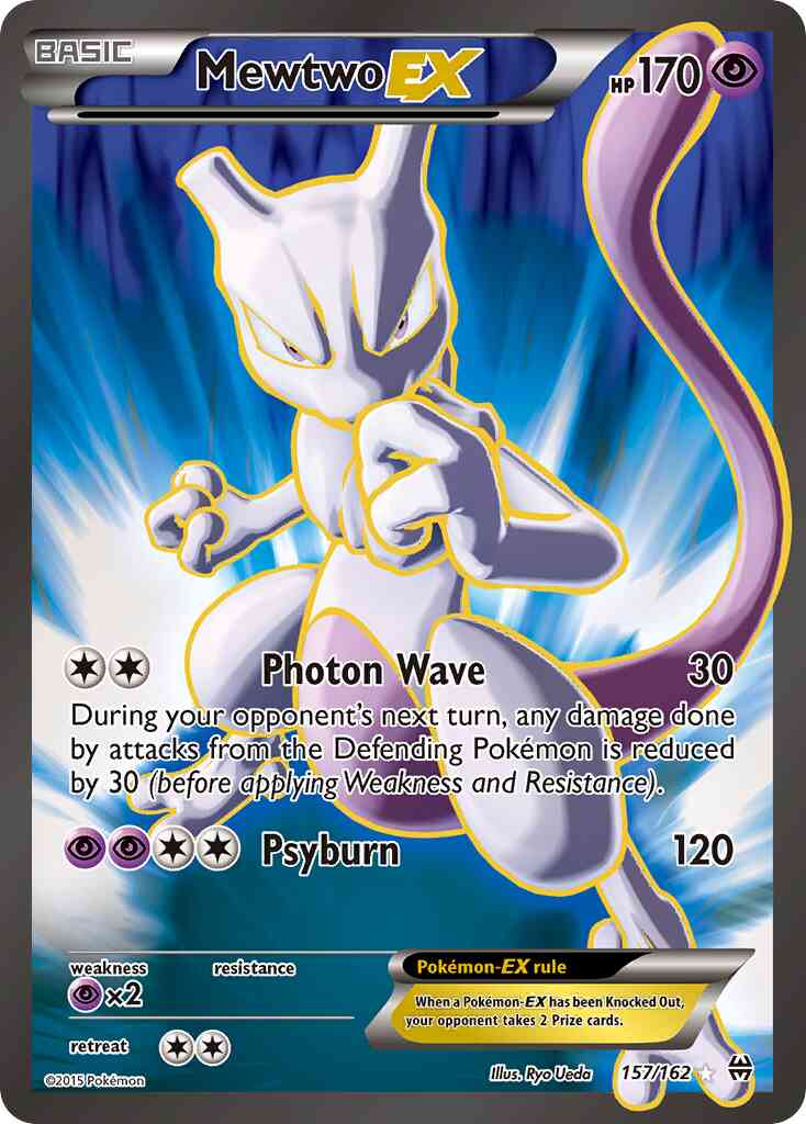 Mewtwo-EX - 157/162 - Rare Ultra [xy8-157] [Ultra]