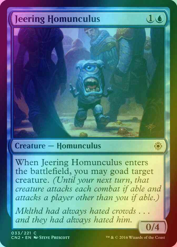 Jeering Homunculus [33] [Conspiracy Take The Crown] [Foil]