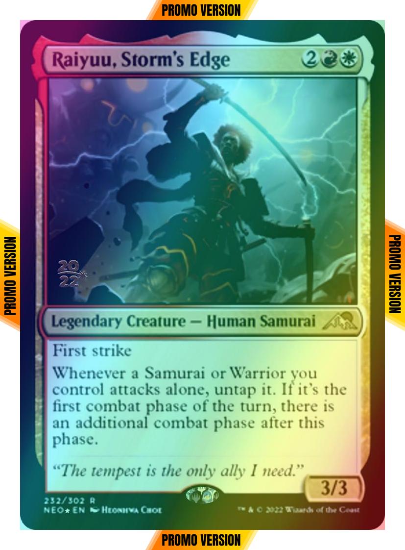 Raiyuu, Storm's Edge [Prerelease] [232s] [Kamigawa: Neon Dynasty: Promos] [Foil]