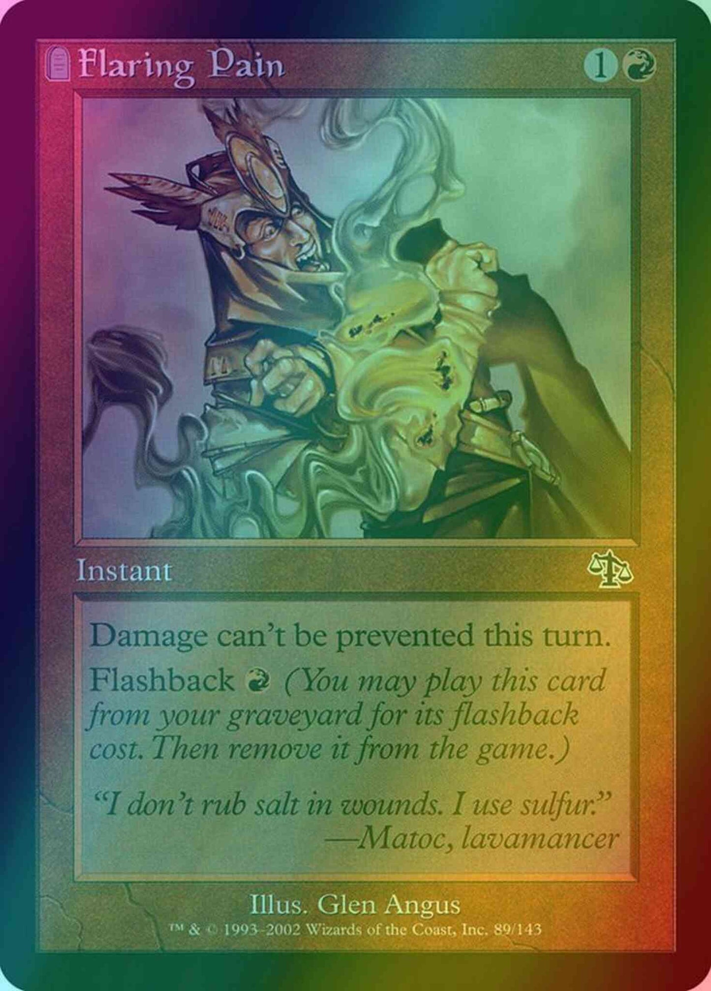 Flaring Pain [89] [Judgment] [Foil]