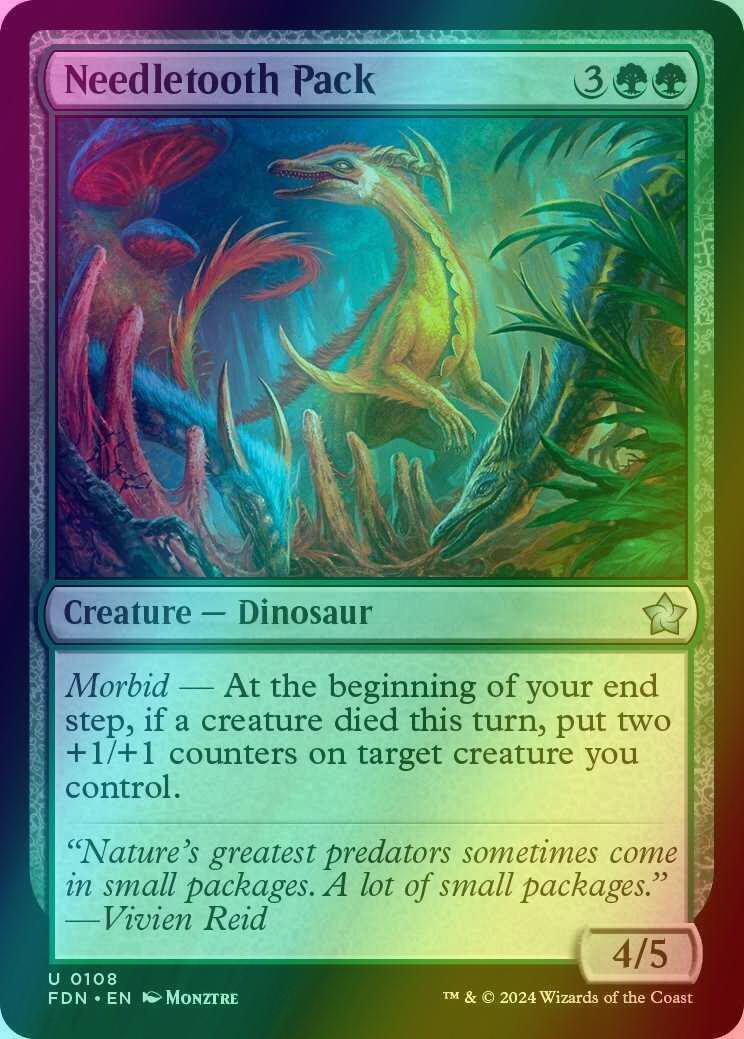 Needletooth Pack [108] [Foundations] [Foil]