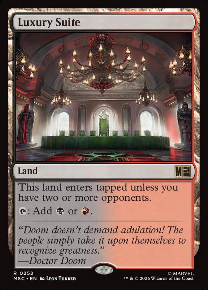 Luxury Suite [252] [Marvel Super Heroes: Commander] [Non-Foil]