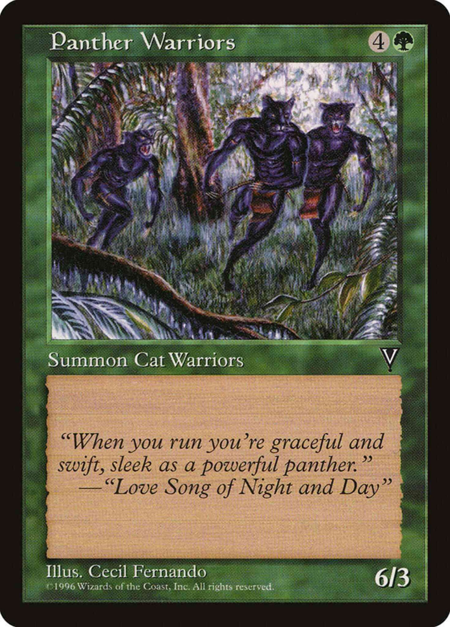 Panther Warriors [115] [Visions] [Non-Foil]
