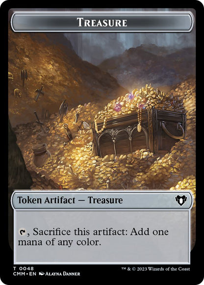 Ogre Token (28) // Treasure Token (48) [Commander Masters: Tokens] [Non-Foil]