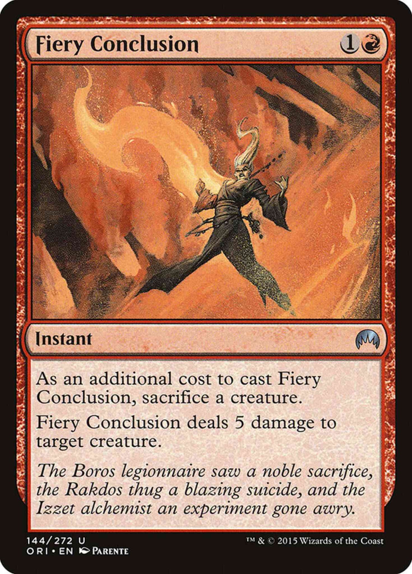 Fiery Conclusion [144] [Magic Origins] [Non-Foil]