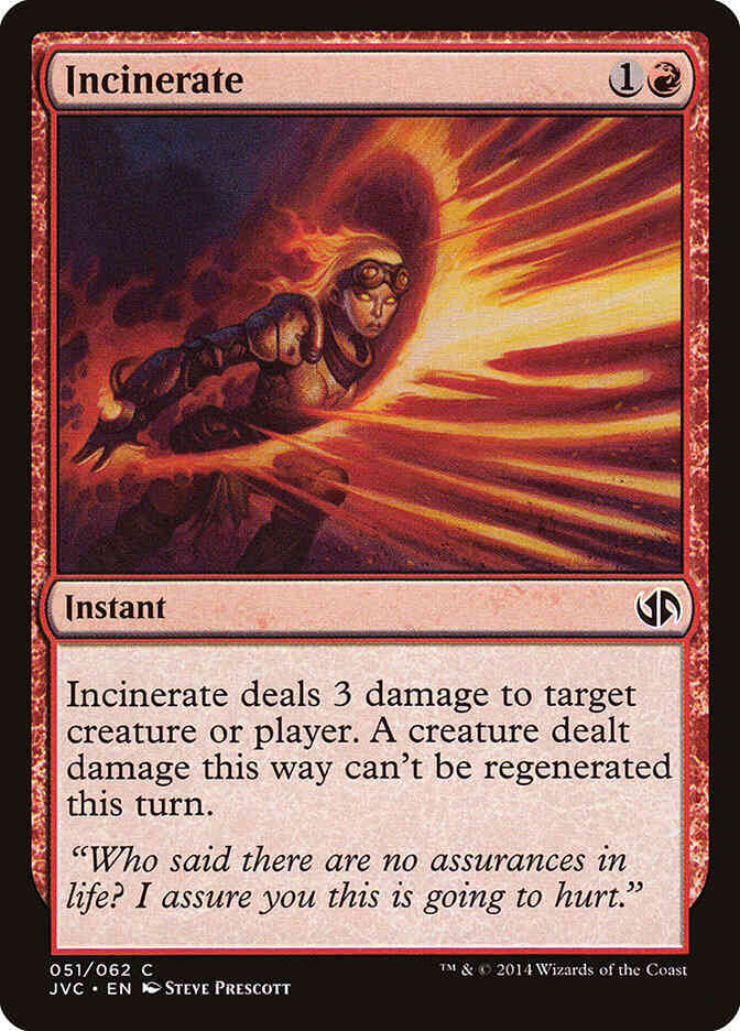 Incinerate [51] [Duel Decks Anthology: Jace vs. Chandra] [Non-Foil]