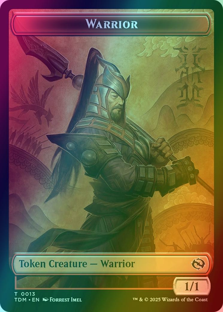 Dragon Token (11) // Warrior Token (13) [Tarkir: Dragonstorm: Tokens] [Foil]