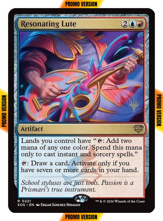 Resonating Lute [221p] [Promo Pack] [Secrets of Strixhaven Promos] [Non-Foil]