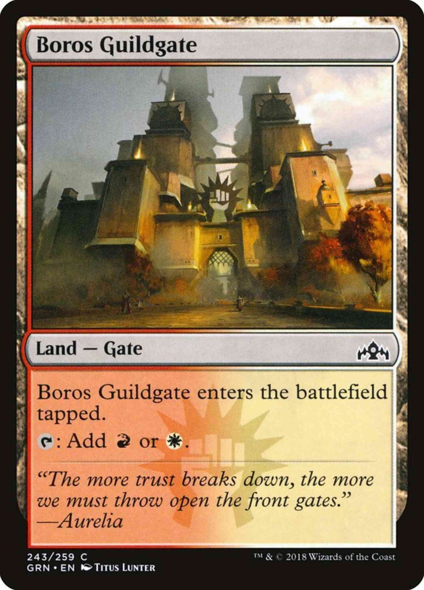 Boros Guildgate [243] [Guilds of Ravnica] [Non-Foil]