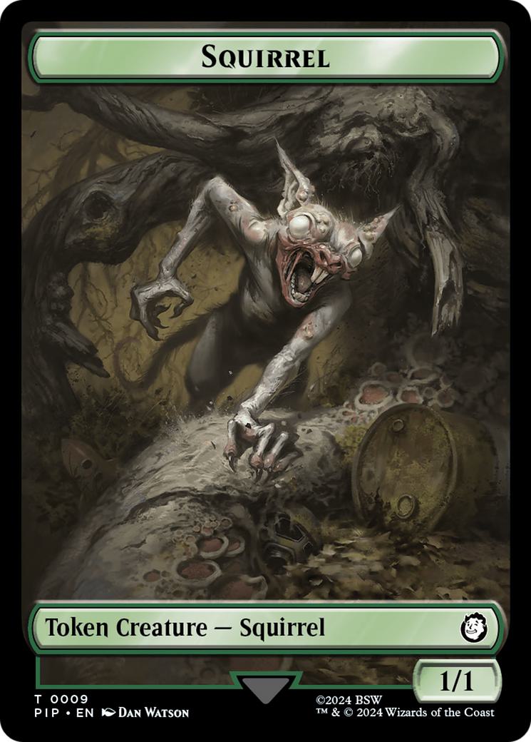 Junk Token (15) // Squirrel Token (09) [Fallout: Tokens] [Non-Foil]