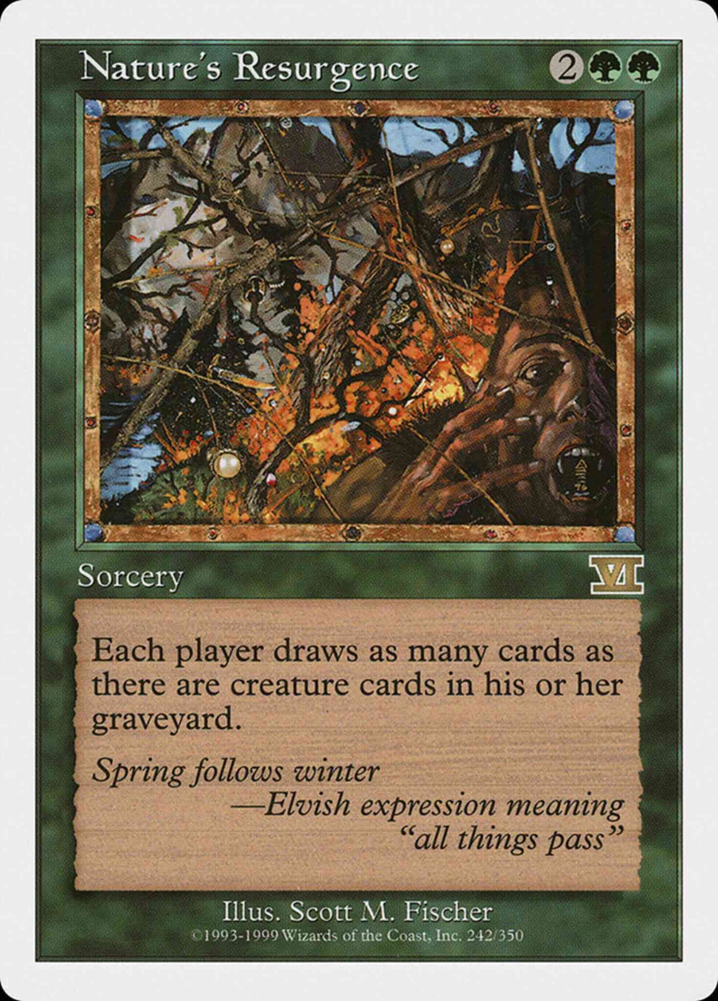 Nature's Resurgence [242] [Classic Sixth Edition] [Non-Foil]