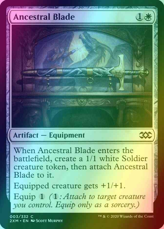 Ancestral Blade [3] [Double Masters] [Foil]