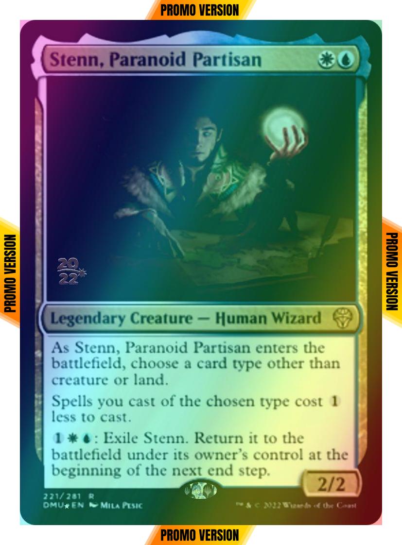 Stenn, Paranoid Partisan [221s] [Prerelease] [Dominaria United: Promos] [Foil]