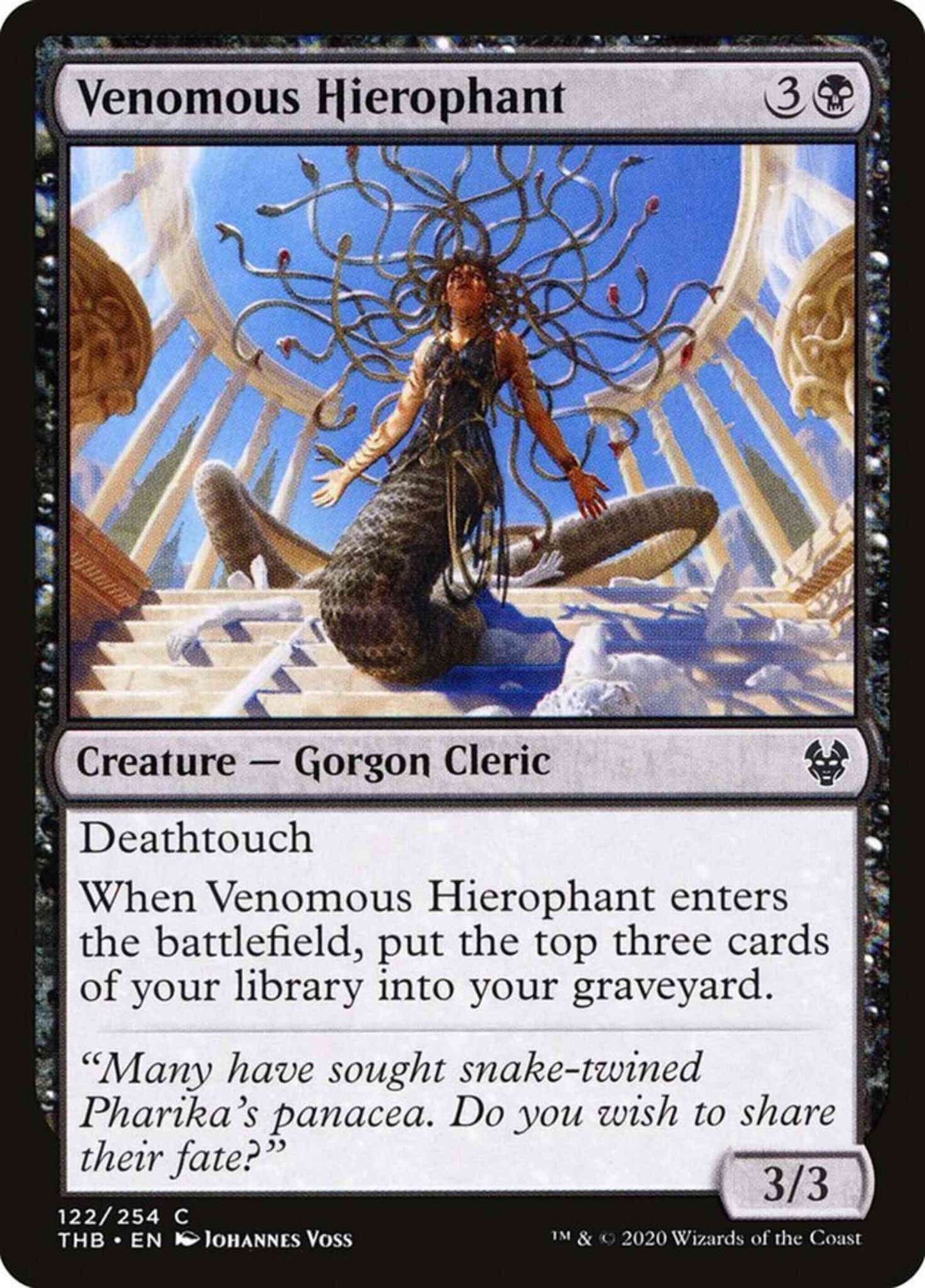 Venomous Hierophant [122] [Theros Beyond Death] [Non-Foil]