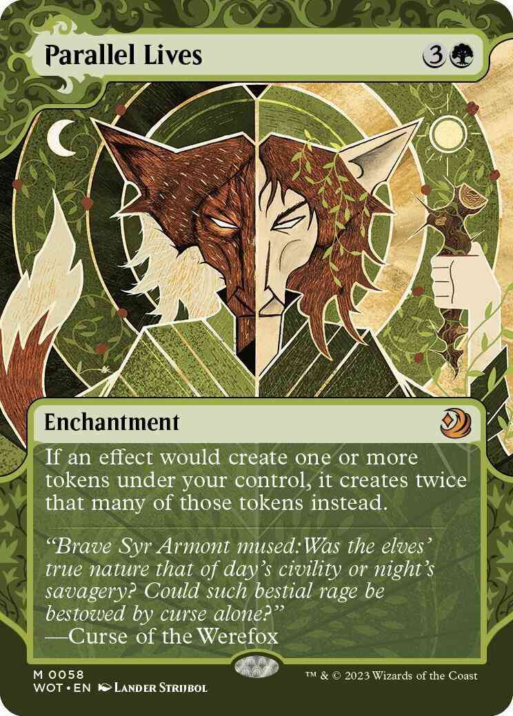 Parallel Lives [58] [Enchanting Tale Showcase] [Wilds of Eldraine: Enchanting Tales] [Non-Foil]