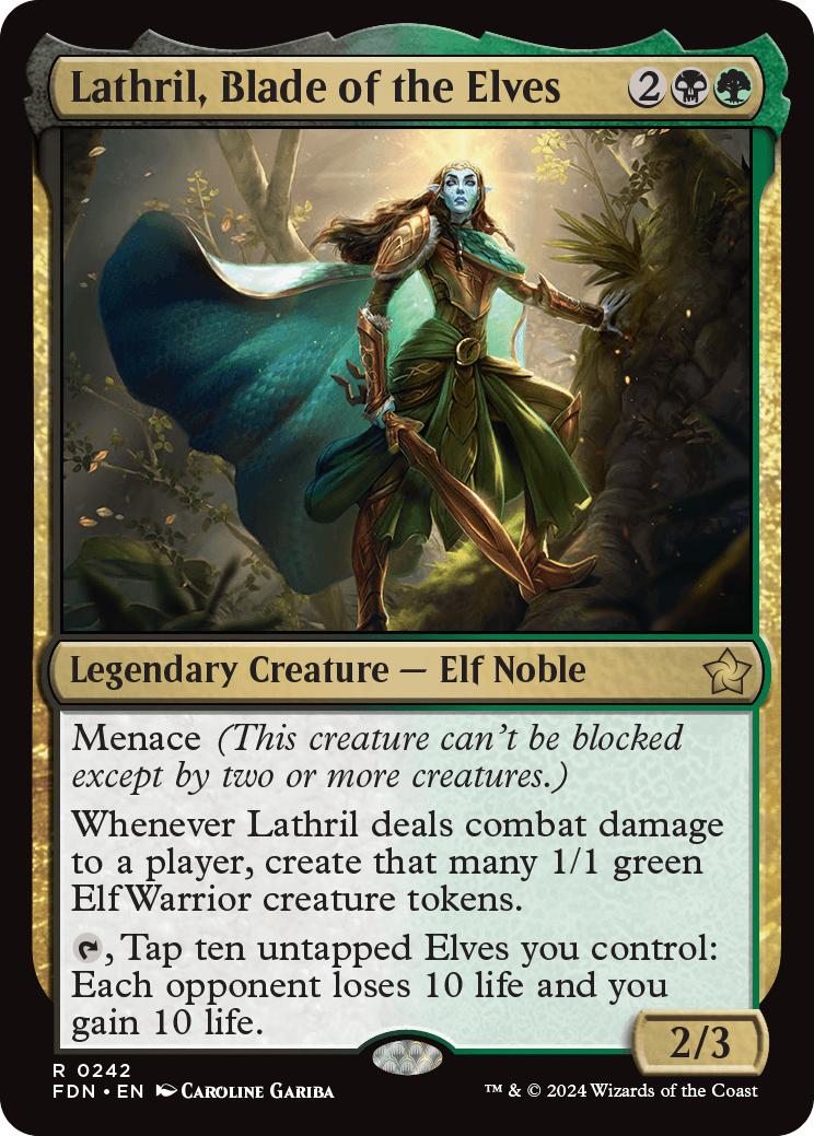 Lathril, Blade of the Elves [242] [Foundations] [Non-Foil]