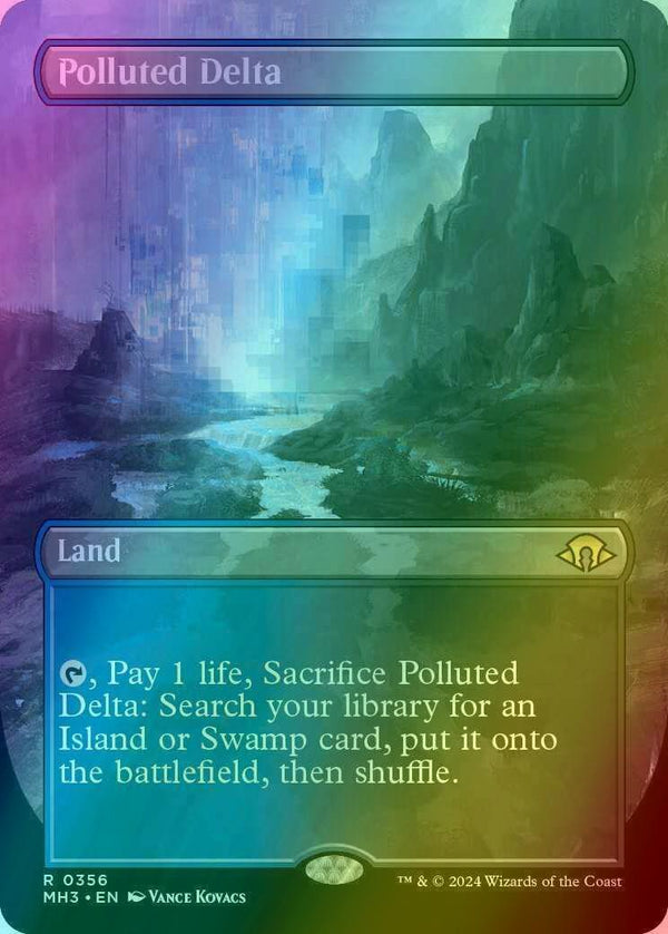 Polluted Delta [356] [Borderless] [Modern Horizons 3] [Foil]