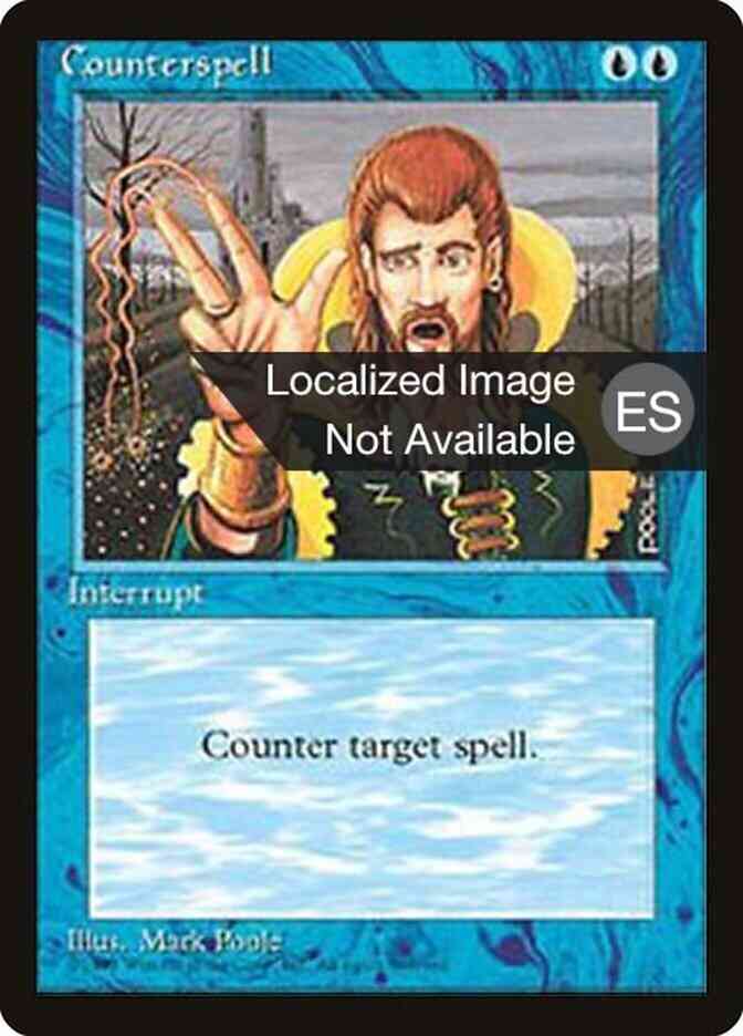 Counterspell - Chinese [65] [Fourth Edition Black Border: Chinese] [Non-Foil]