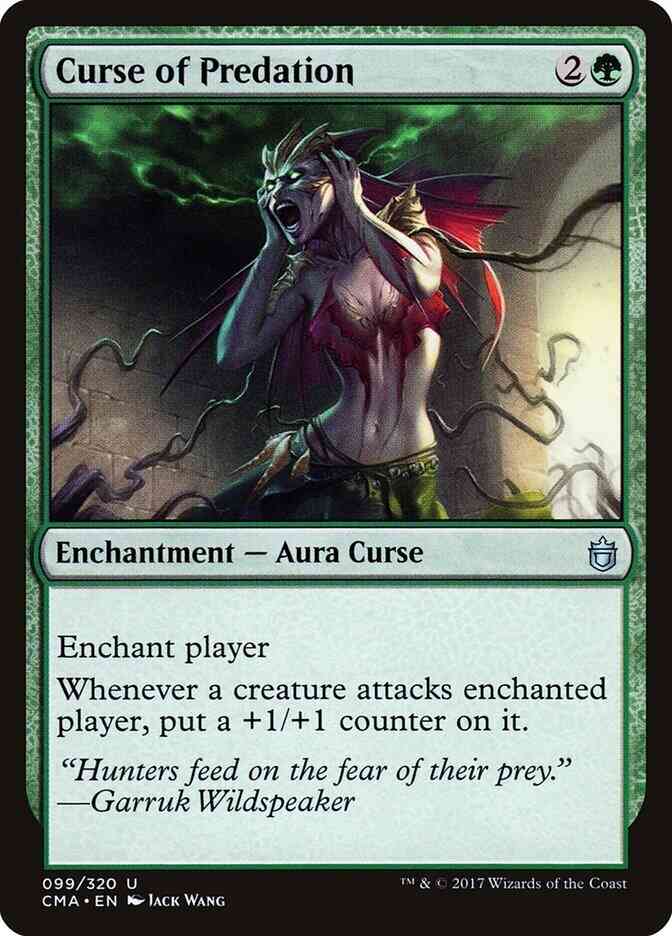 Curse of Predation [99] [Commander Anthology] [Non-Foil]