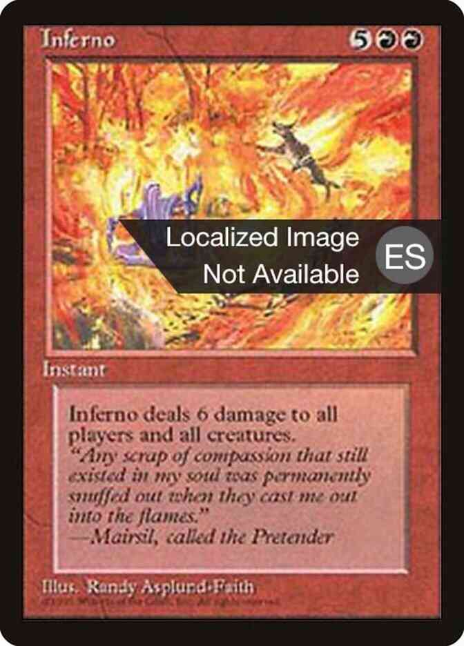 Inferno - Spanish [205] [Fourth Edition Black Border: Spanish] [Non-Foil]