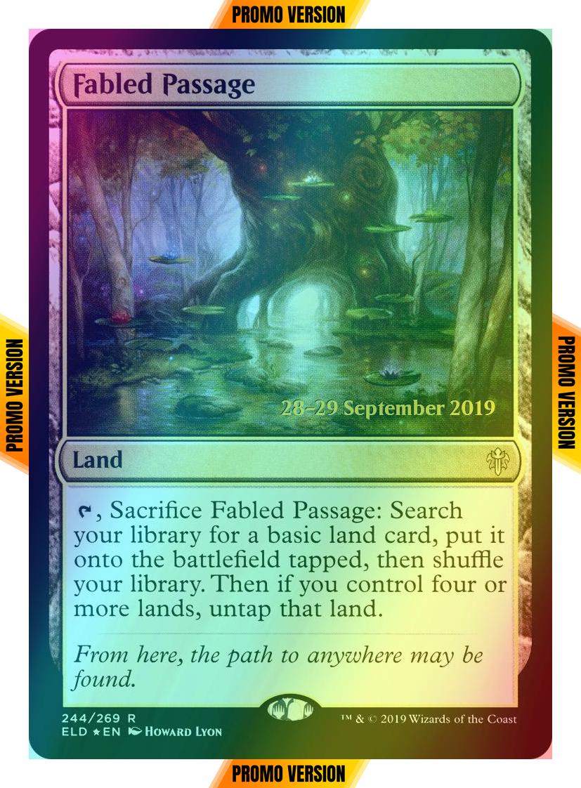 Fabled Passage [244s] [Throne of Eldraine Promos] [Foil]