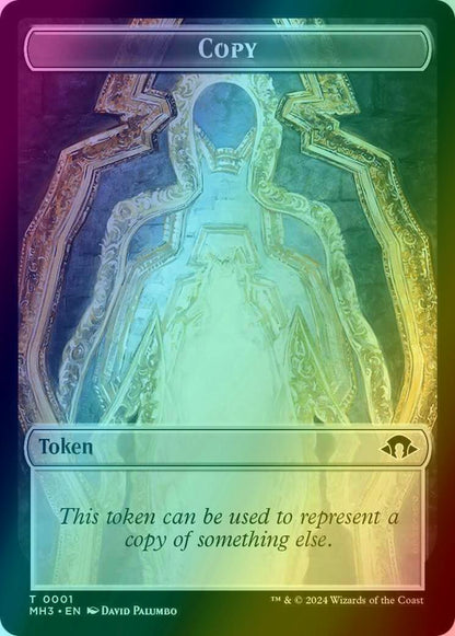 Copy Token (01) // Eldrazi Spawn Token (02) [Modern Horizons 3: Tokens] [Foil]
