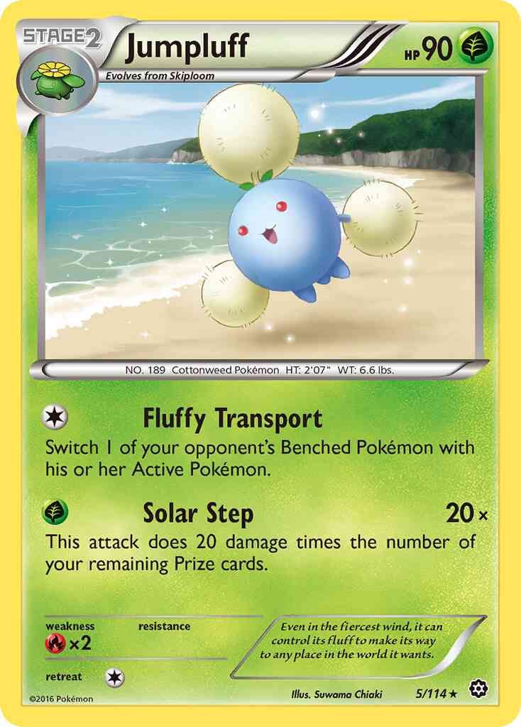 Jumpluff - 5/114 - Rare [xy11-5] [Reverse Holo]