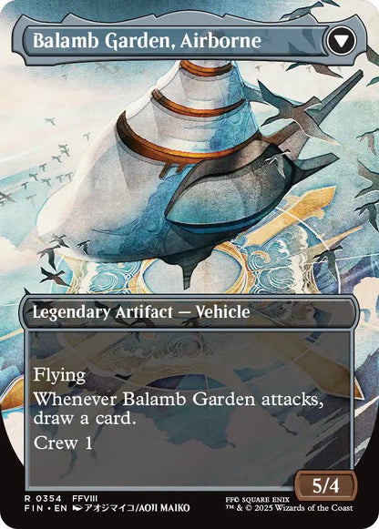 Balamb Garden, SeeD Academy // Balamb Garden, Airborne [354] [Borderless] [FINAL FANTASY] [Non-Foil]
