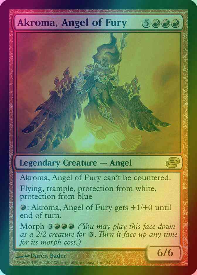 Akroma, Angel of Fury [94] [Planar Chaos] [Foil]
