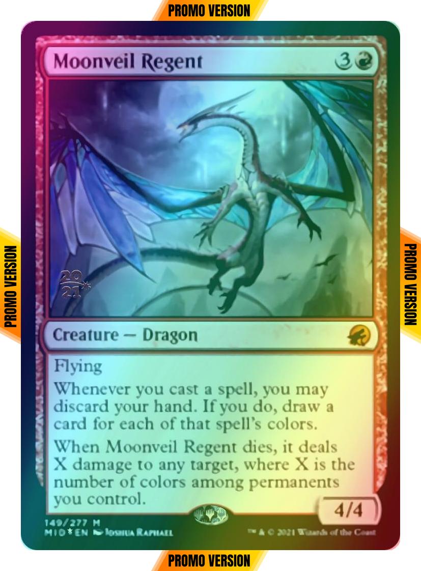 Moonveil Regent [Prerelease] [149s] [Innistrad: Midnight Hunt Promos] [Foil]