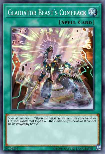 Gladiator Beast's Comeback - MP20-EN184 - Common - 1st Edition