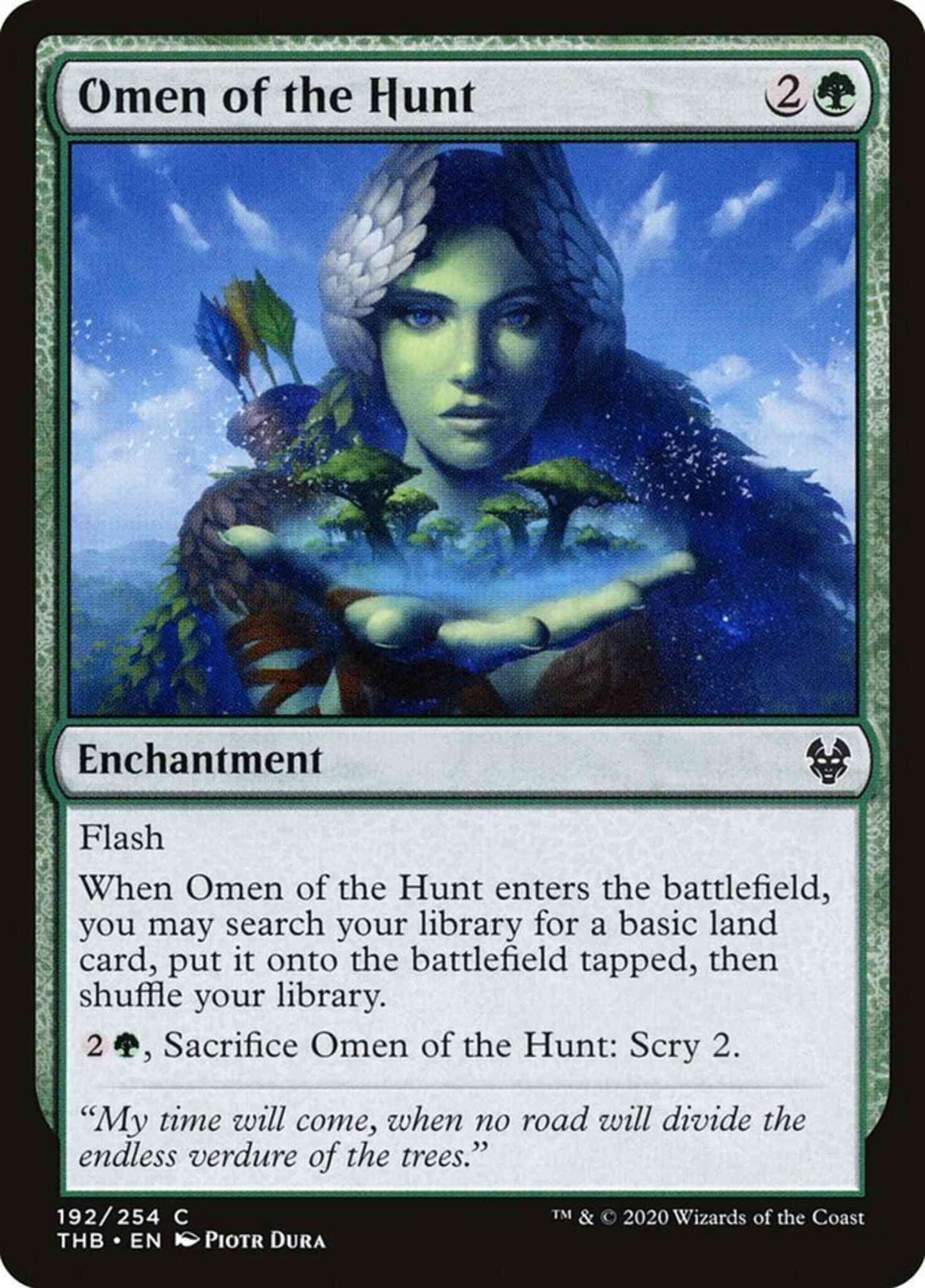 Omen of the Hunt [192] [Theros Beyond Death] [Non-Foil]