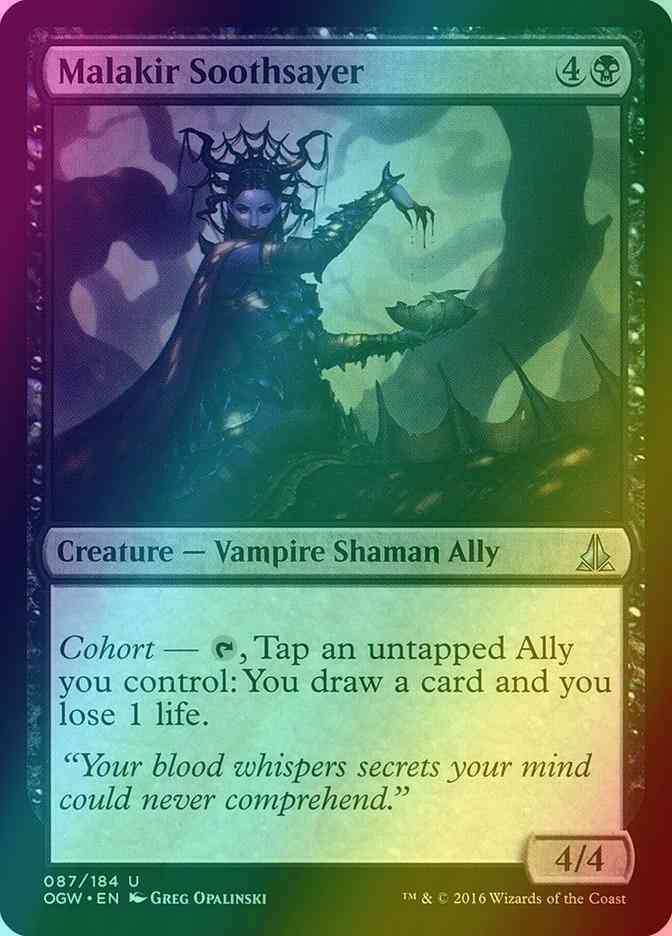 Malakir Soothsayer [87] [Oath of the Gatewatch] [Foil]