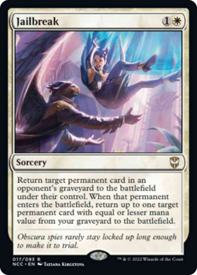 Jailbreak [17] [Streets of New Capenna: Commander] [Non-Foil]