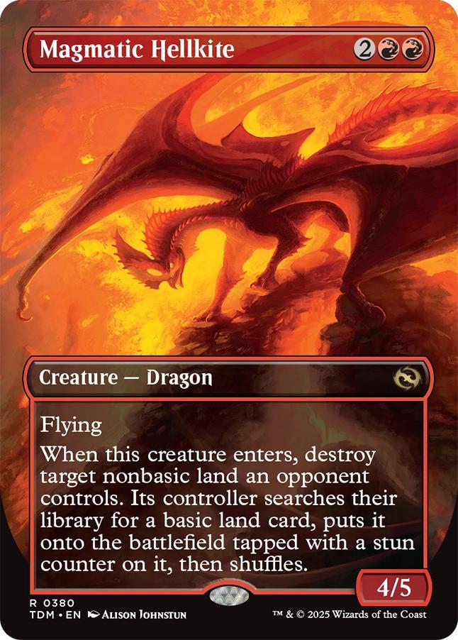 Magmatic Hellkite // Magmatic Hellkite [380] [Borderless] [Tarkir: Dragonstorm] [Non-Foil]