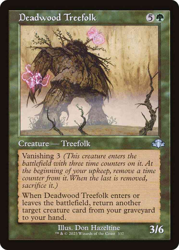 Deadwood Treefolk [337] [Retro Frame] [Dominaria Remastered] [Non-Foil]